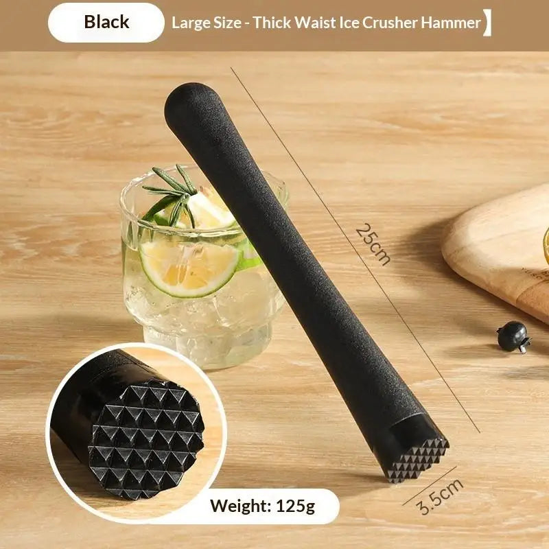 1 Pcs PP Cocktail Muddler with Grooved Nylon Tip, Bar Tool for Mashing Mixing Homemade Drinks Mojito Oasis Select 4
