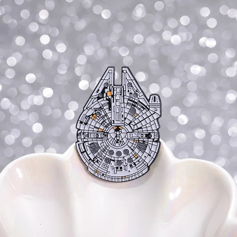 Science Technology Enamel Pins Custom Science Fiction Movies Brooches Lapel Badges Punk Jewelry Gift Oasis Select