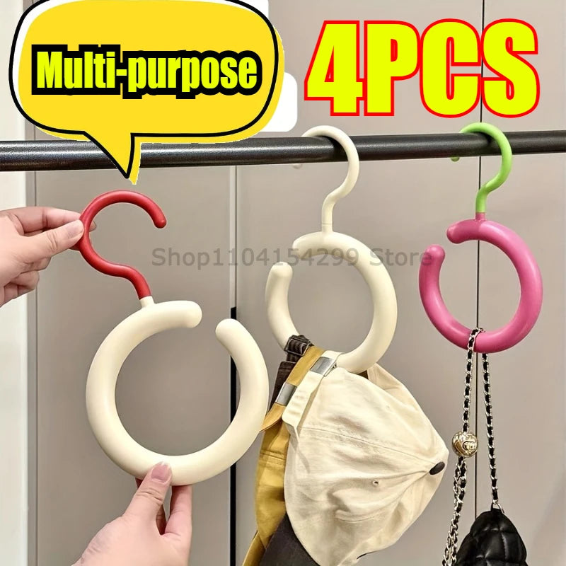Hat Storage Clothes Hanger Invisible Luxury Multi-Function Hook Home Use New 2025 Plastic Coat Hanger Nordic Sle Adult Closet Oasis Select