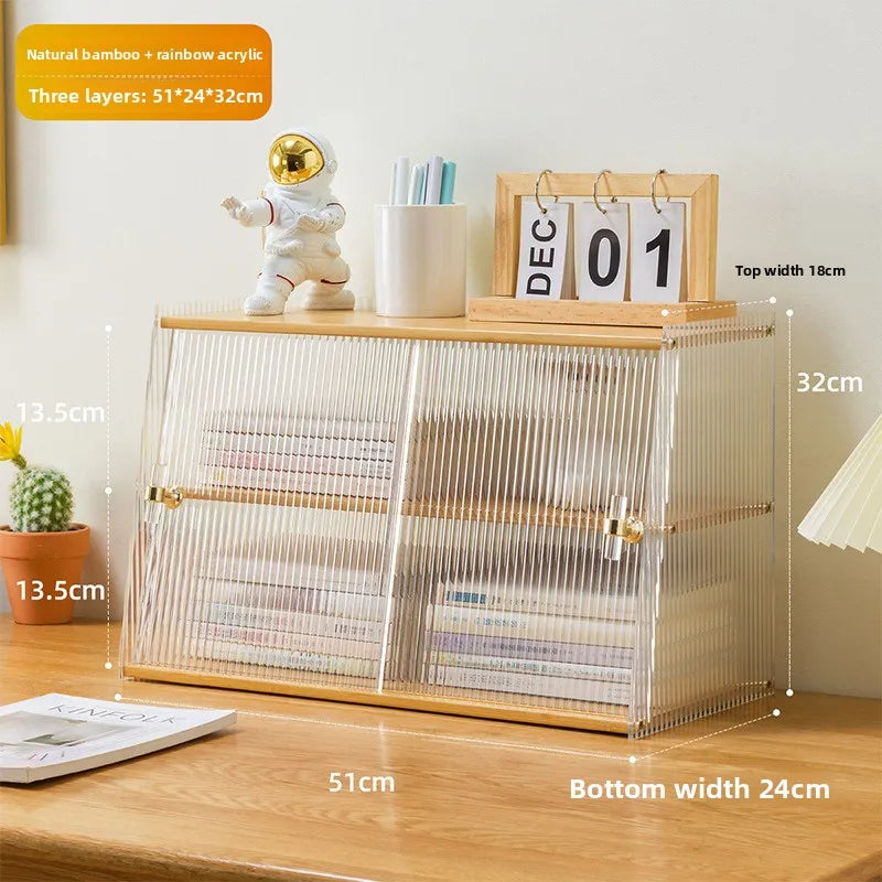 Simple desk bookshelf Student dormitory desktop shelf Desk multi-layer storage rack Desk corner small bookcase Oasis Select Primary T 3-51