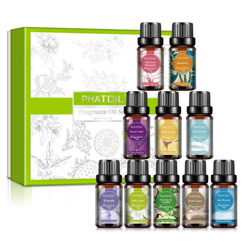 PHATOIL 10ml Fragrance Oil for Candles, Diffusers & DIY