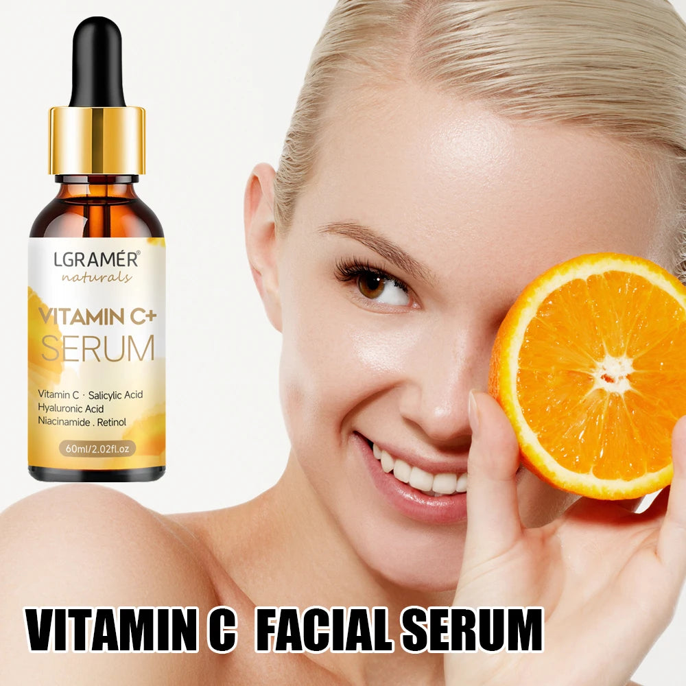 Vitamin C Hyaluronic Acid Retinol Facial Essence Moisturizing Rejuvenating Suitable for All Skin Types Deep Moisturizing Lasting Oasis Select