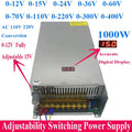 Adjustable 1000W Switching Power Supply DC 0- 12 Volt 24V 36V 48V 60V 70V 110V 220V 300V 400V Digital Display Voltage Regulated Oasis Select AC 110V 220V 0-400V 2.5A 1000W