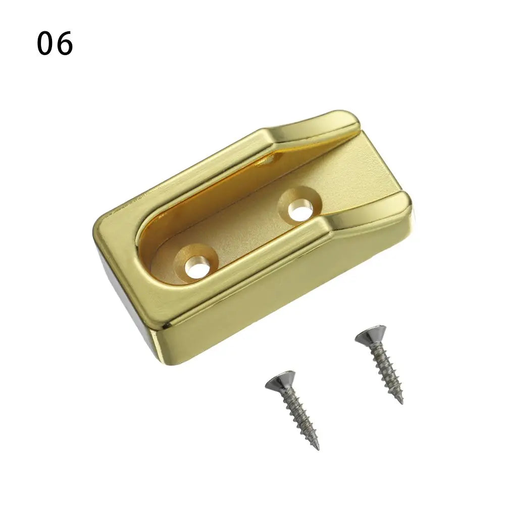 1PC Alloy Clothing Flange Closet Hang Support Tube Bracket Clothes Hanging Rod Holder Furniture Hardware Accessories Tool Oasis Select 6