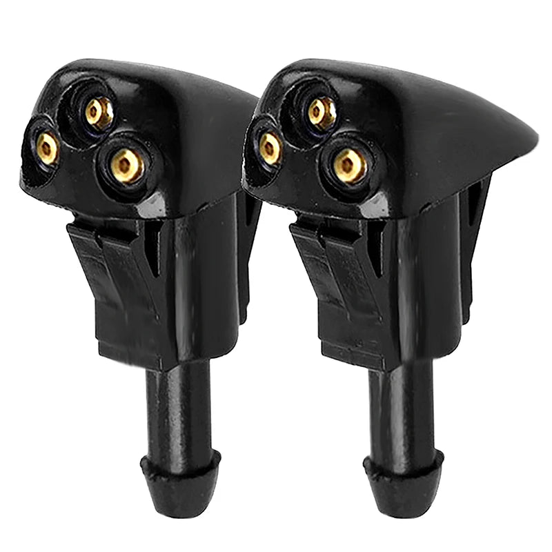2Pcs Auto Accessory: Universal 3-Hole Car Windshield Wiper Washer Spray Nozzles Oasis Select