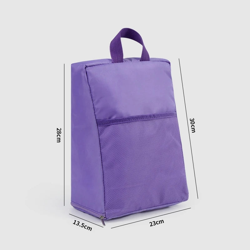 Travel Clothing Storage Bag Shoe Bag Outdoor Sports Portable Shoe Bag Dustproof and Waterproof Foldable Storage Bag Oasis Select Purple