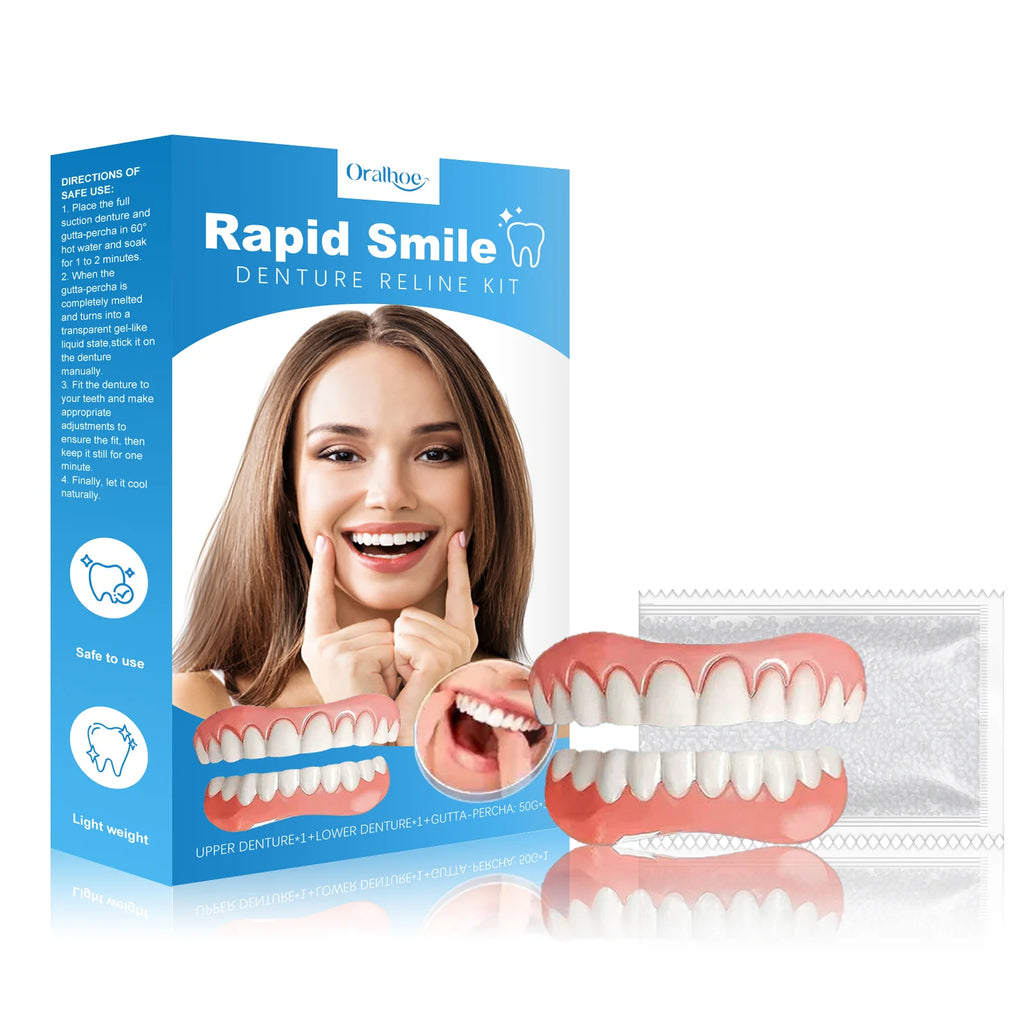 Cosmetic Tooth Veneer Kit – Snap-On Smile Enhancer Set Cosmetic Tooth Veneers Oasis Select 1set boxed