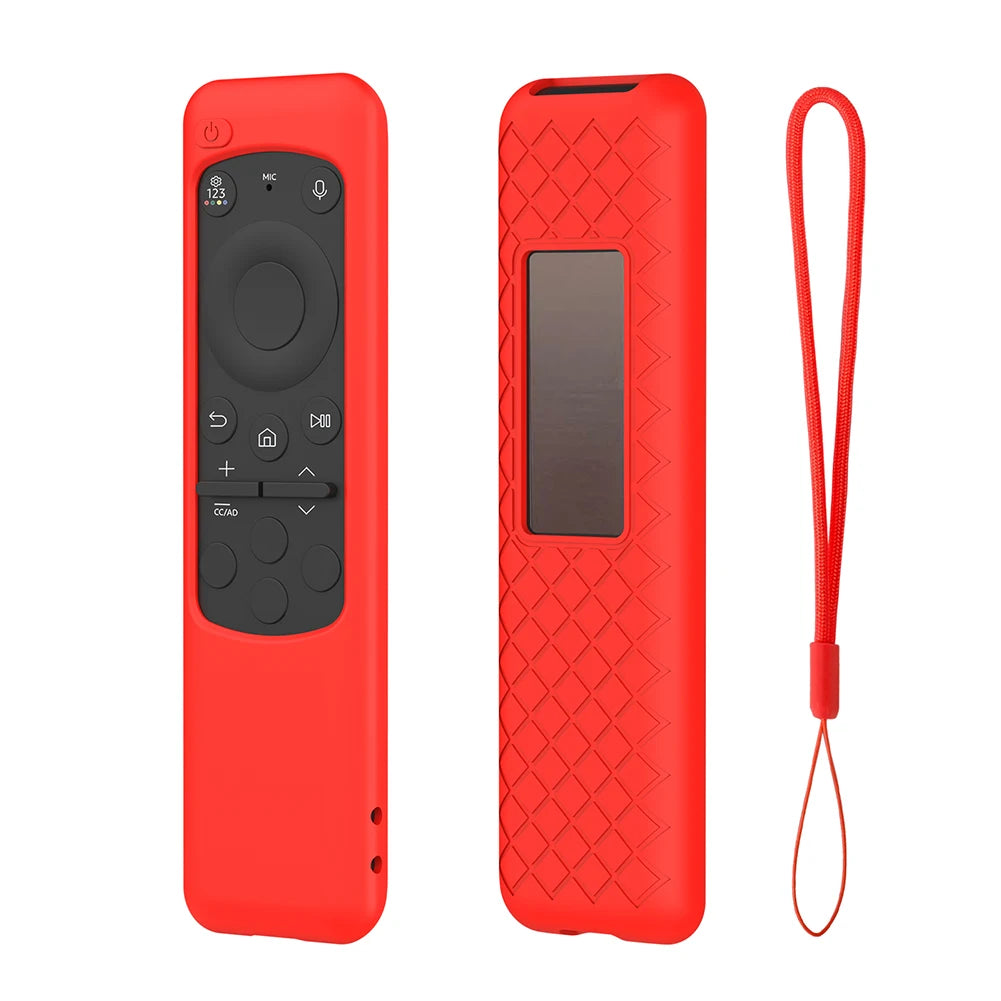 Silicone Remote Cover for Samsung BN59-01432A TM2360E Anti-Slip Remote Control Cover Oasis Select RED spain
