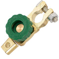 Quick Disconnect Top Post Battery Disconnect Switch with Green Knob 12V-24V Master Isolator for Car Truck Boat Vehicles Oasis Select Green