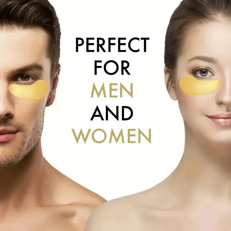 24K Gold Collagen Eye Mask Anti Dark Circles Eyes Bags Moisturizing Anti-Wrinkles Eye Patches Eyes Skin Care Products Oasis Select
