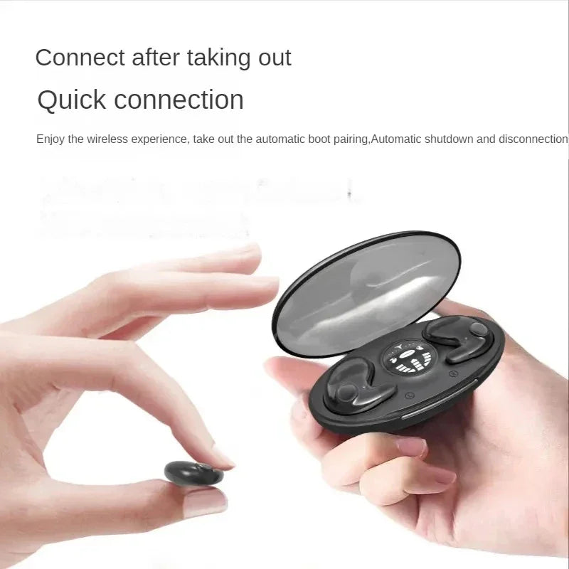 Sleep Invisible Stereo Headset IPX5 Waterproof Wireless Bluetooth Earphone Earbuds with Mic for Phone Bluetooth 5.3 Headphones Oasis Select