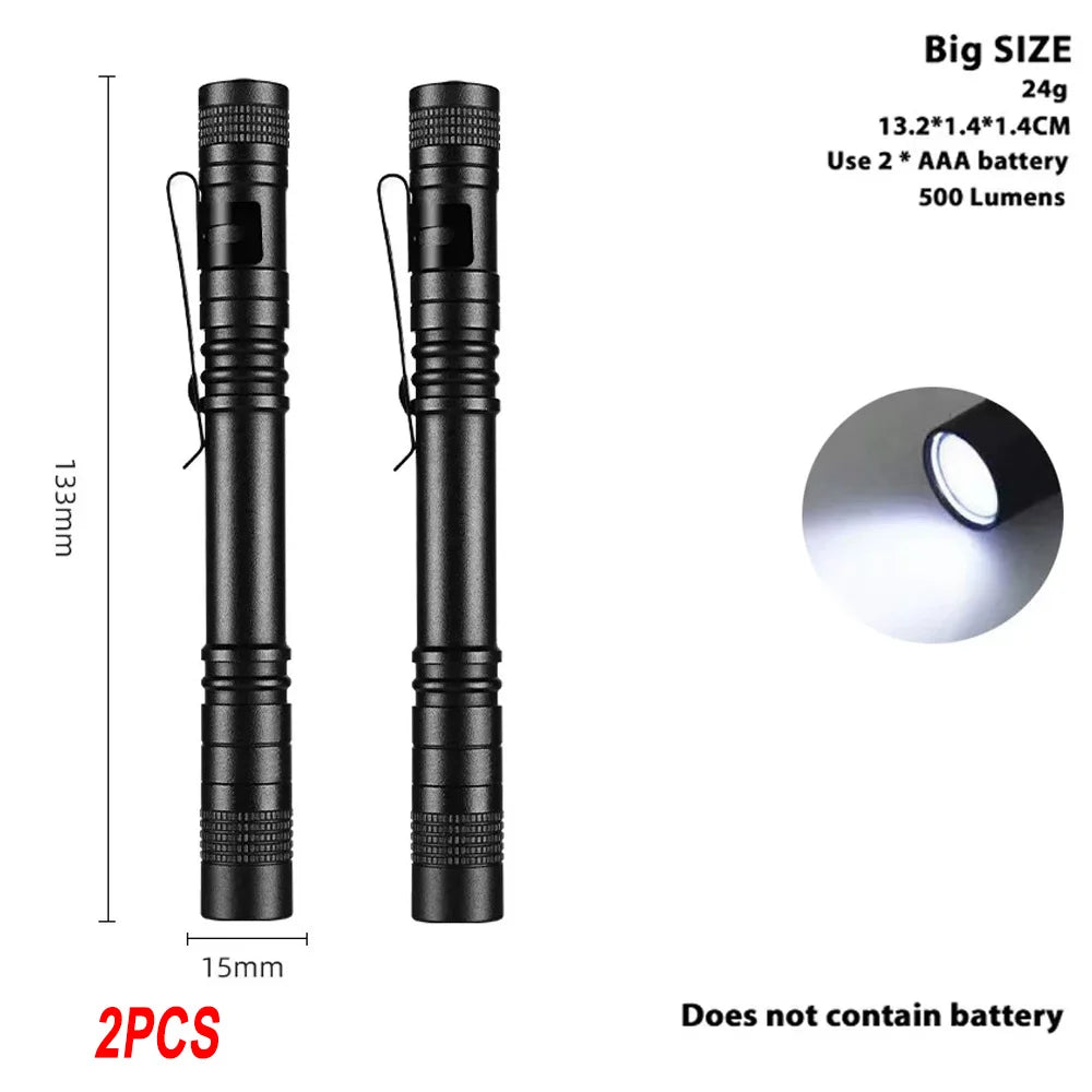 Mini XPE LED Flashlight | Compact Waterproof EDC Pen Torch