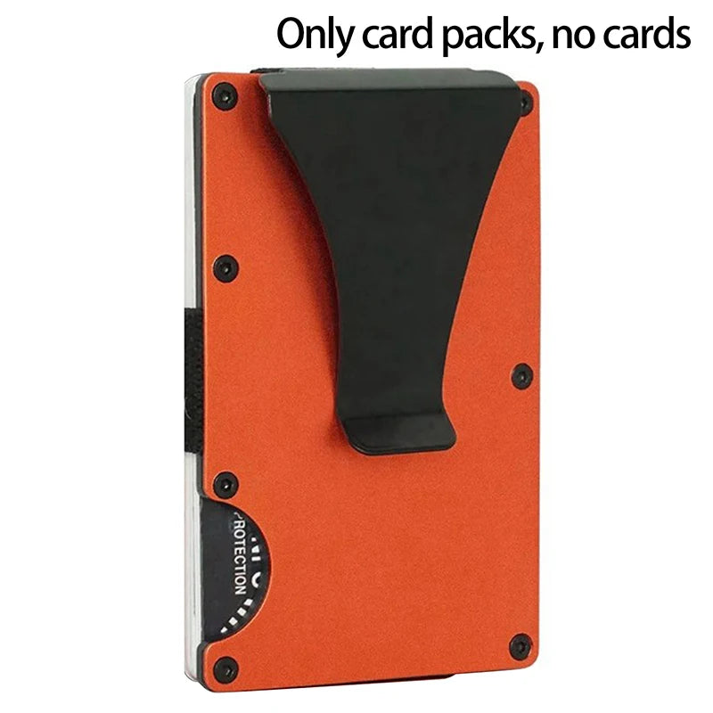 Slim RFID Minimalist Wallet – Card Holder & Money Clip