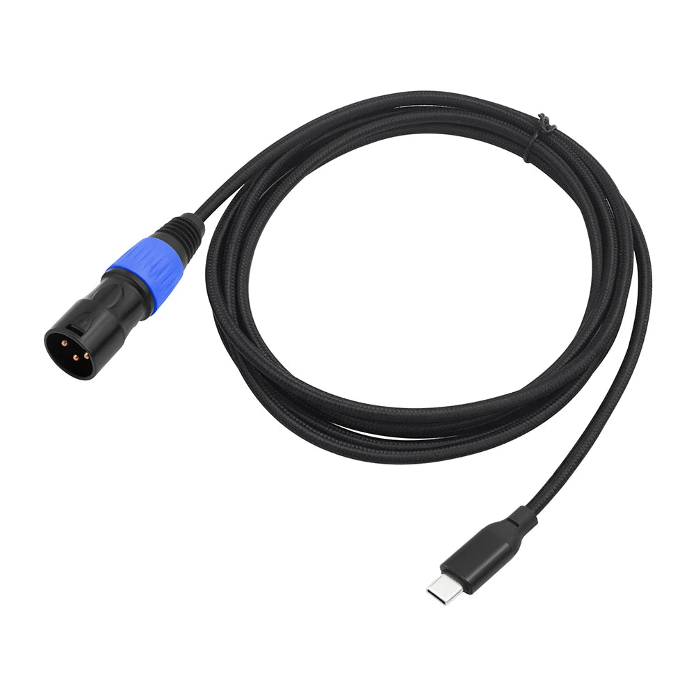 USB-C to XLR Male Cable | 24Bit/96kHz DAC, Plug & Play Audio Adapter Cable Oasis Select 2m United States