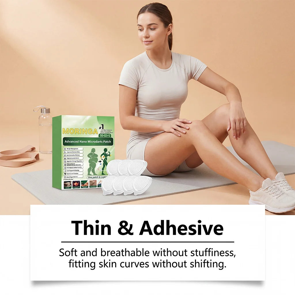 10-in-1 Moringa Microneedle Patch Show graceful lines and protect the skin all over the body for daily personal care Oasis Select