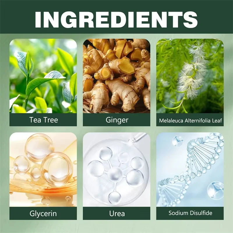 Ginger Nail Repair Serum – Restore Discolored & Uneven Nails Nail Treatment Serum Oasis Select