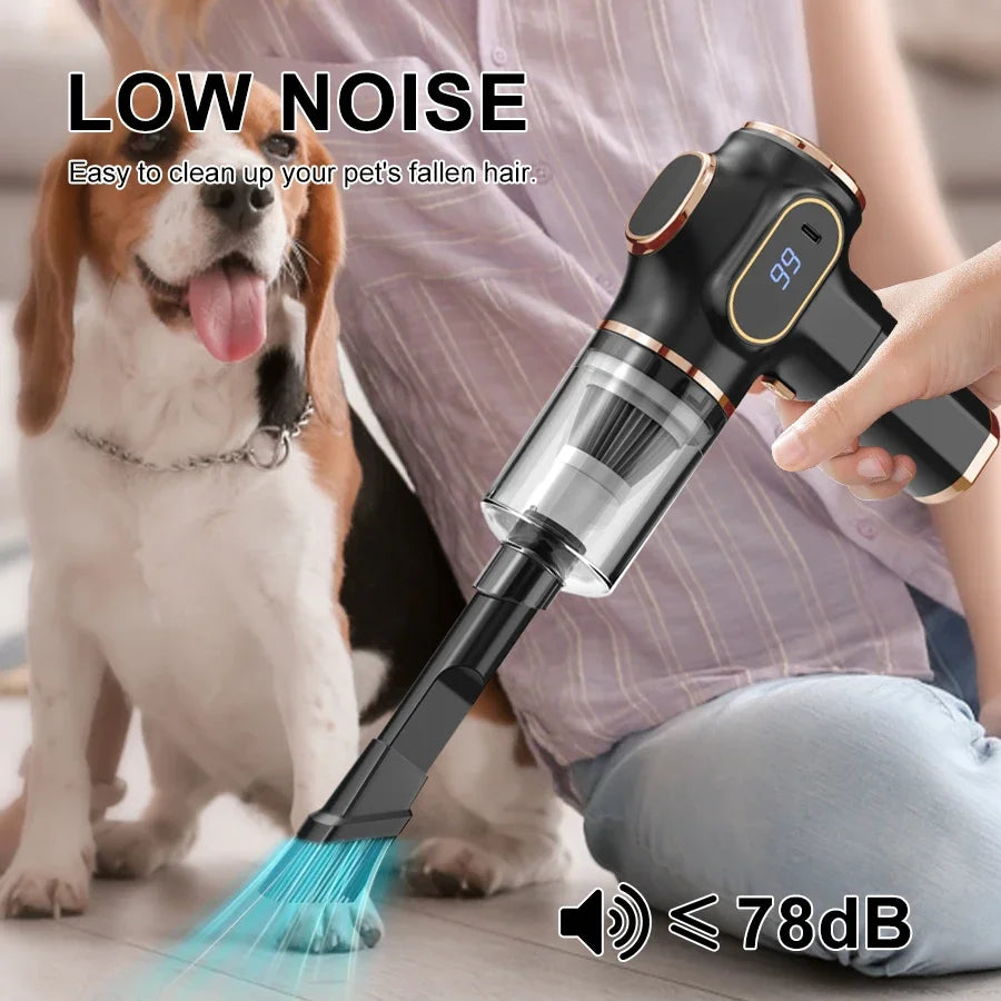 GUOHE Cordless Handheld Vacuum – HEPA, Car & Home Cleaner