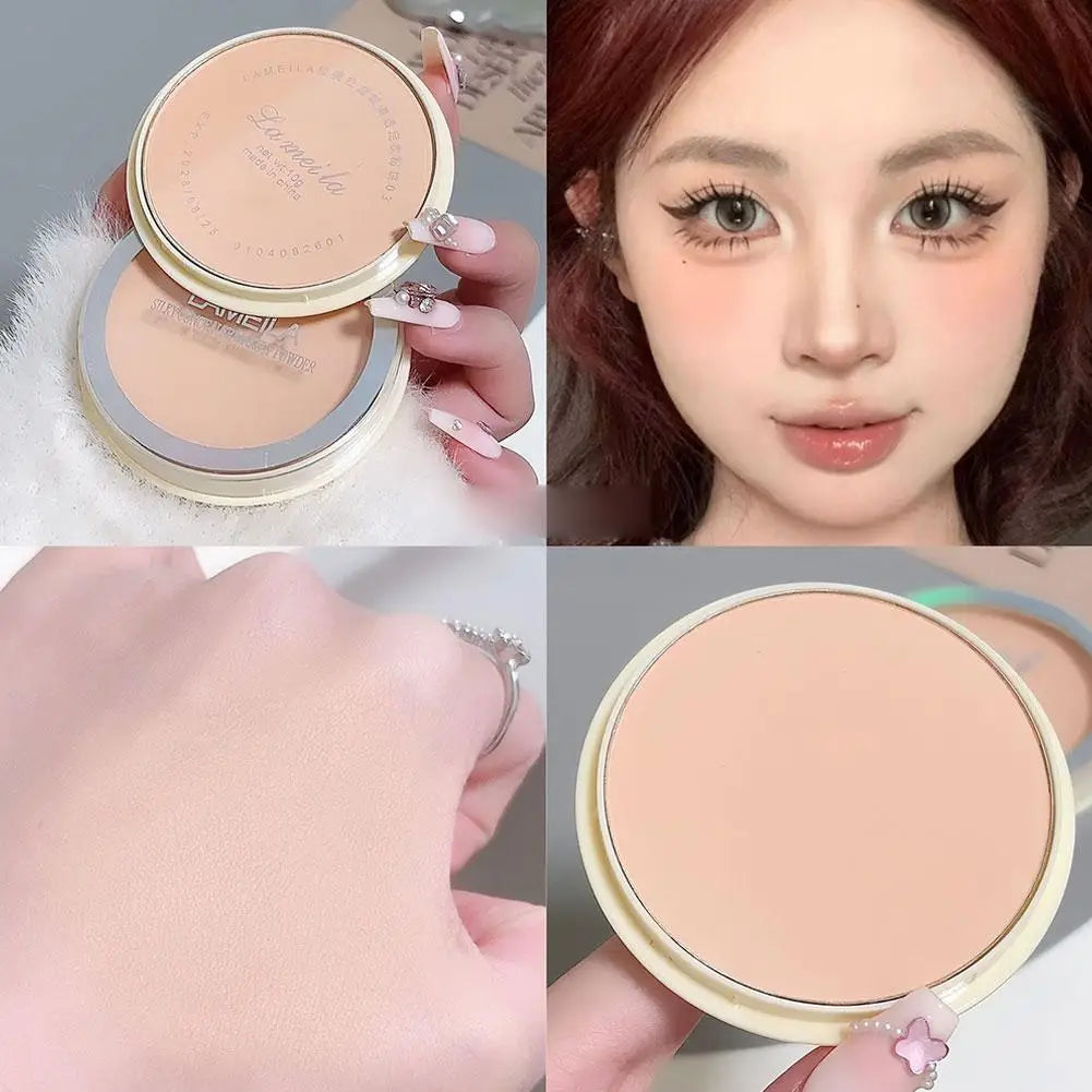 3 Colors Waterproof Setting Powder Soft Focus Long Lasting Oil Control Waterproof Sweatproof Blur Pores Full Coverage Makeup Oasis Select C