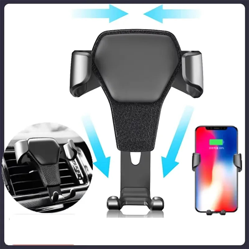 1/2/3/4pcs Universal Gravity Auto Phone Holder Car Air Vent Clip Mount Mobile Phone Holder CellPhone Stand Support For iPhone Oasis Select