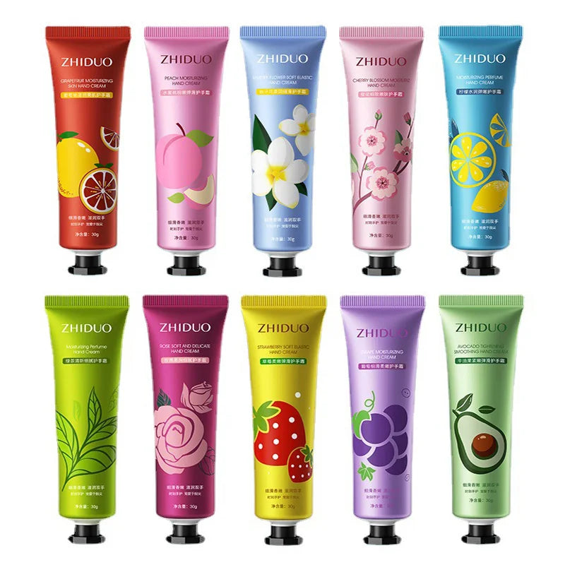 BIOAOUA 10-Piece Fruity Floral Hand Cream Set – Moisturizing Hand Cream Set Oasis Select