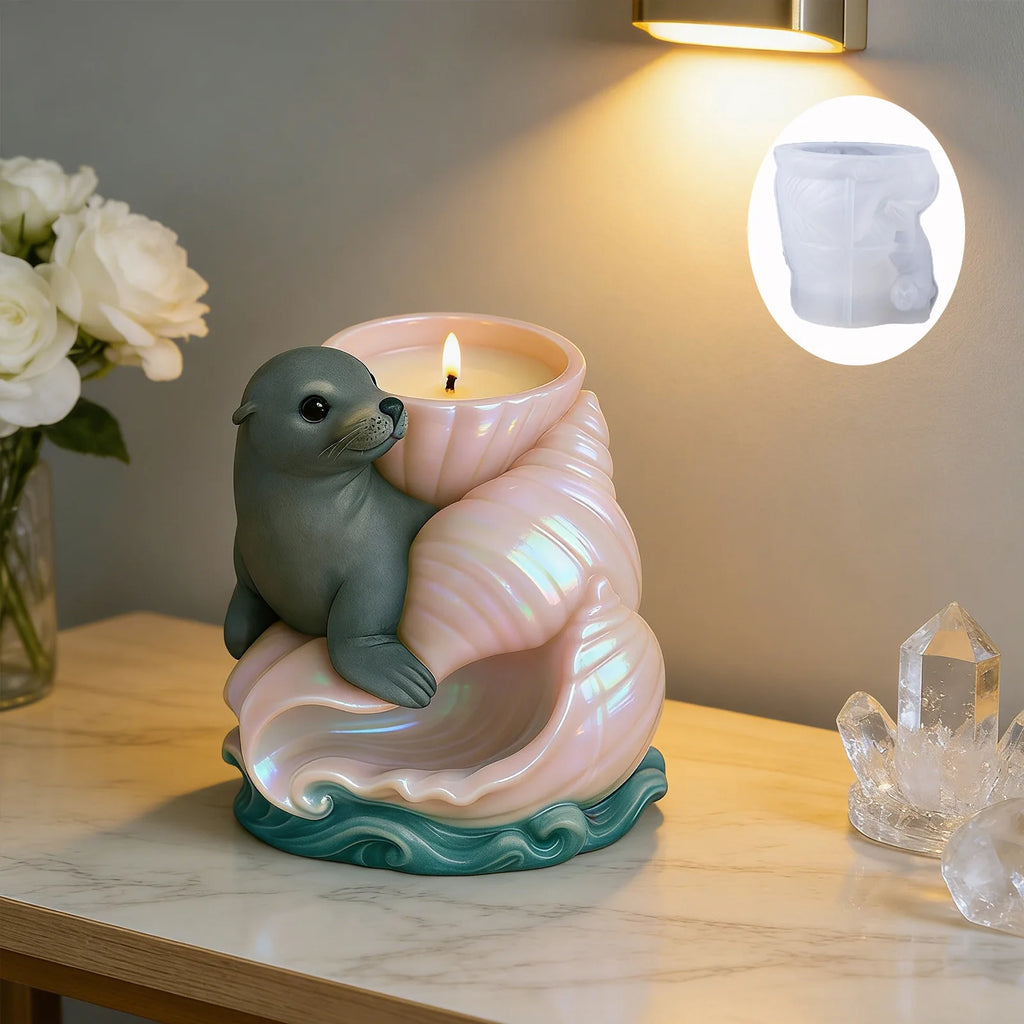 Conch Shell Silicone Mold – DIY Cement, Gypsum & Epoxy Resin