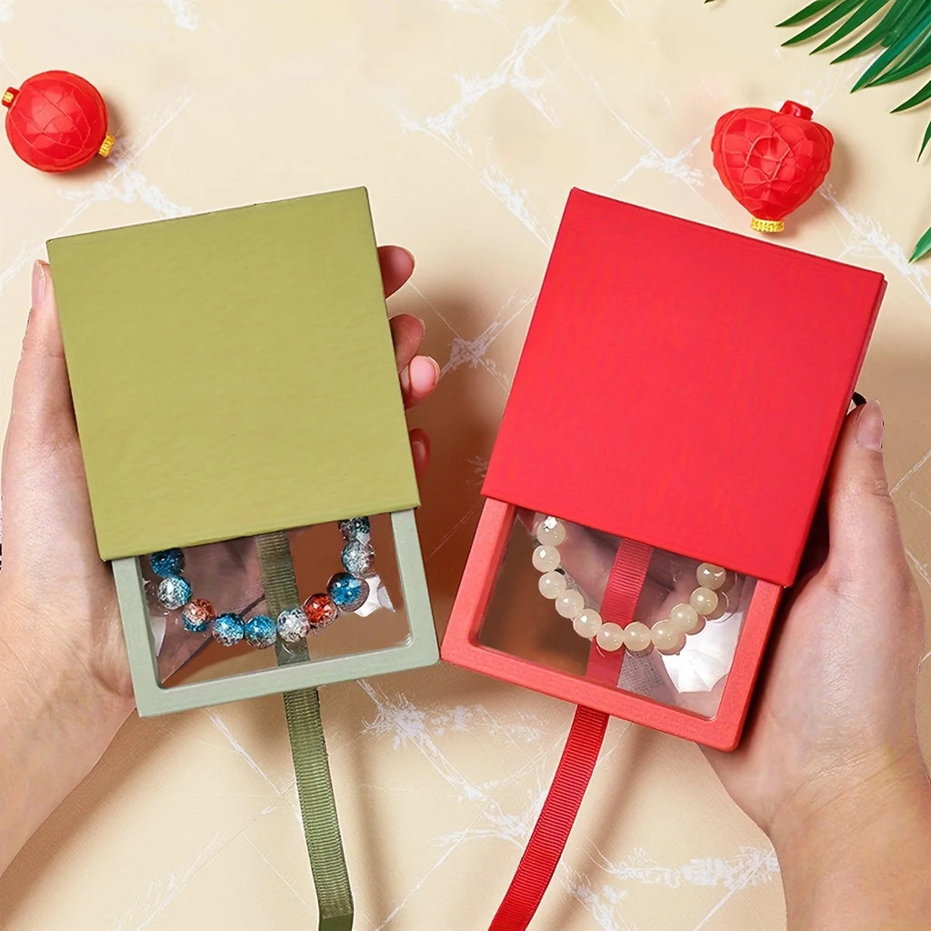 3-Piece Set, 3 Sizes Transparent Floating Display Box, Plastic Film Jewelry Storage Box, Jewelry Packaging Box/Gift Box Oasis Select