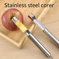 New Apple Corer Stainless Steel Pear Fruit Vegetable Tools Core Seed Remover Cutter Seeder Slicer Knife Kitchen Gadgets Tools Oasis Select L-2cm