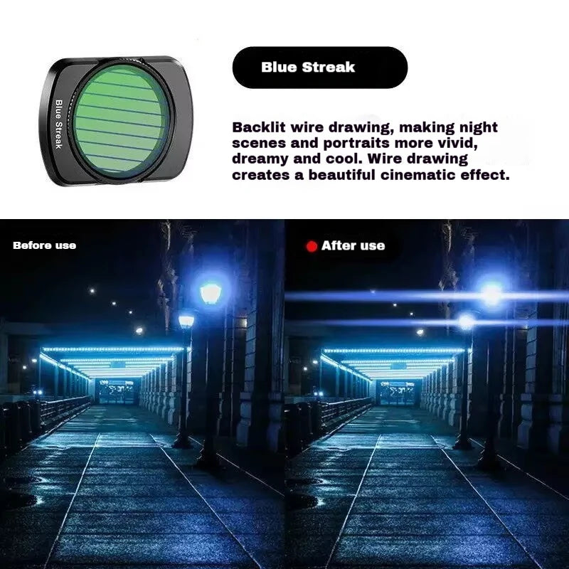 DJI Osmo Pocket 3 & 4 Filter Set – CPL ND Black Mist Wide