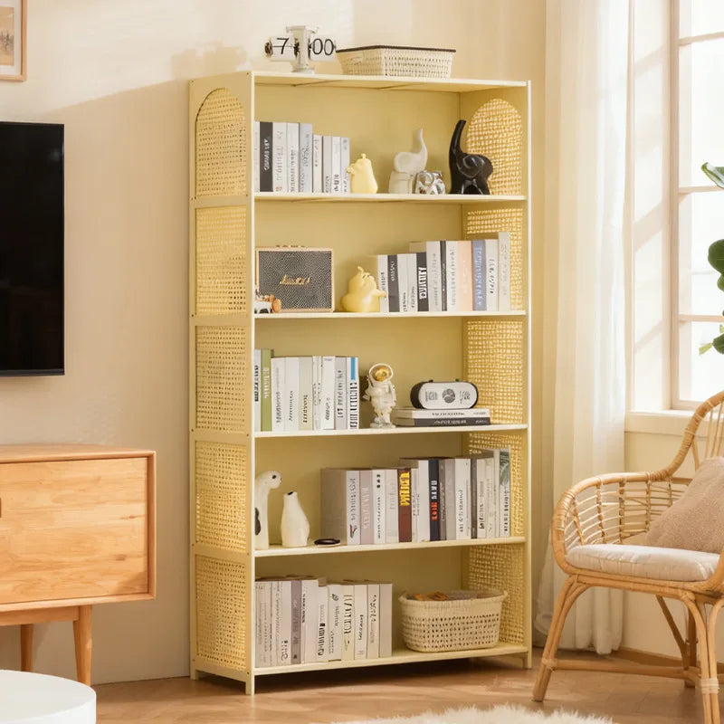 Bookcase integrated against the wall Student household bookshelf Floor-to-ceiling shelf Living room storage Multi-layer locker Oasis Select