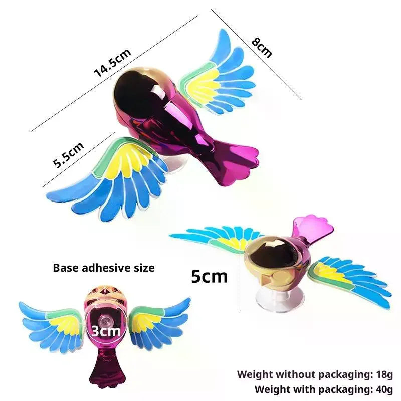Fashion Electric Car Companion Interactive Hanging Bird Toy Childrens Birthday Gift For Boy Girls Vehicle Decoration Accessory Oasis Select