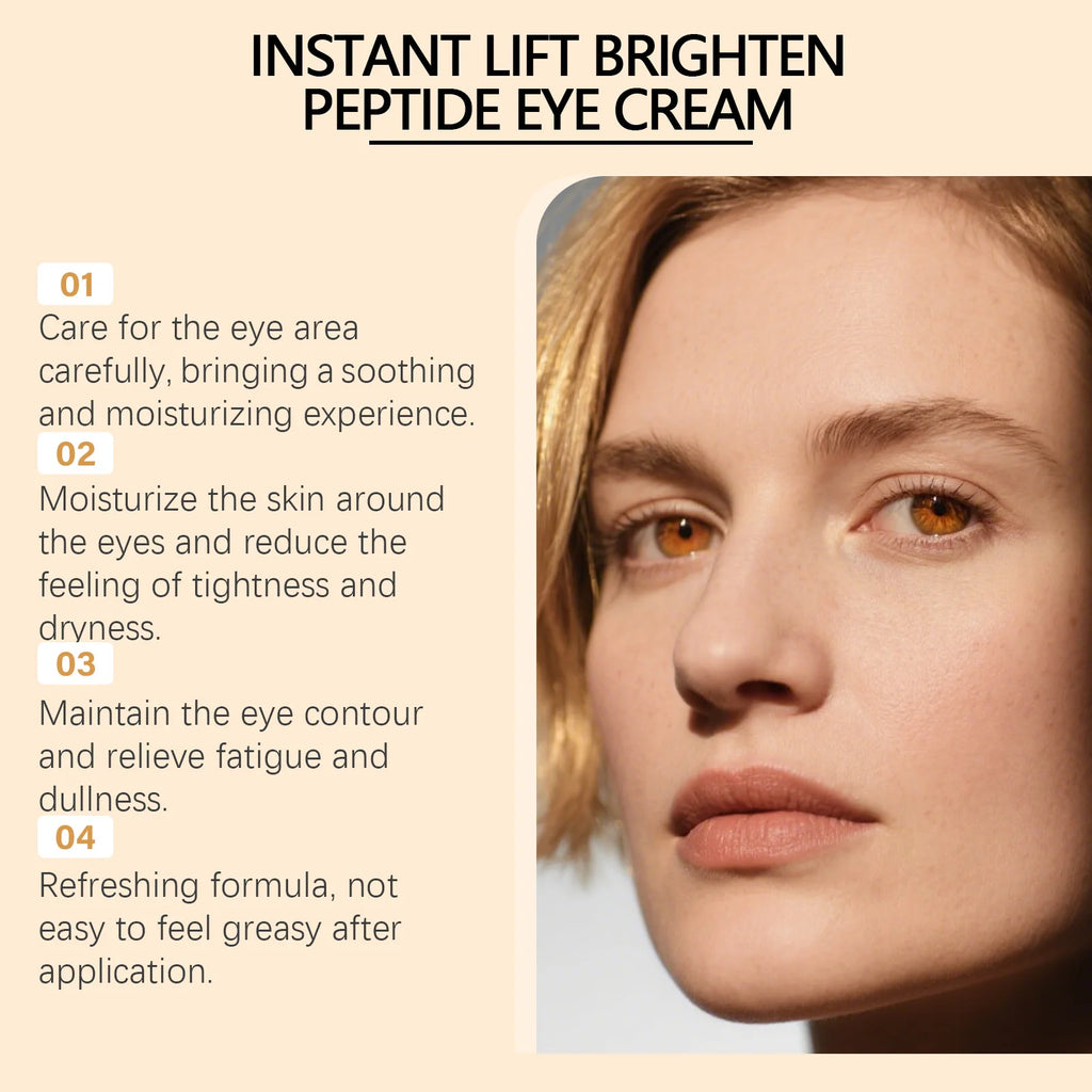 Hoygi Peptide Eye Cream – Dark Circles & Anti-Aging | 20g Peptide Eye Cream Oasis Select