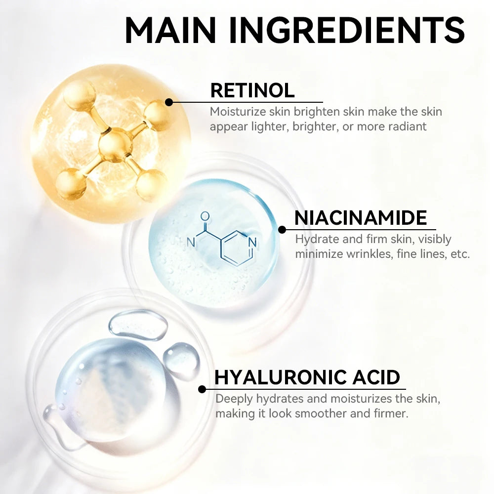 SUYARUN Retinol Gel Cream & Serum Set – Anti-Aging Brightening Retinol Skincare Set Oasis Select
