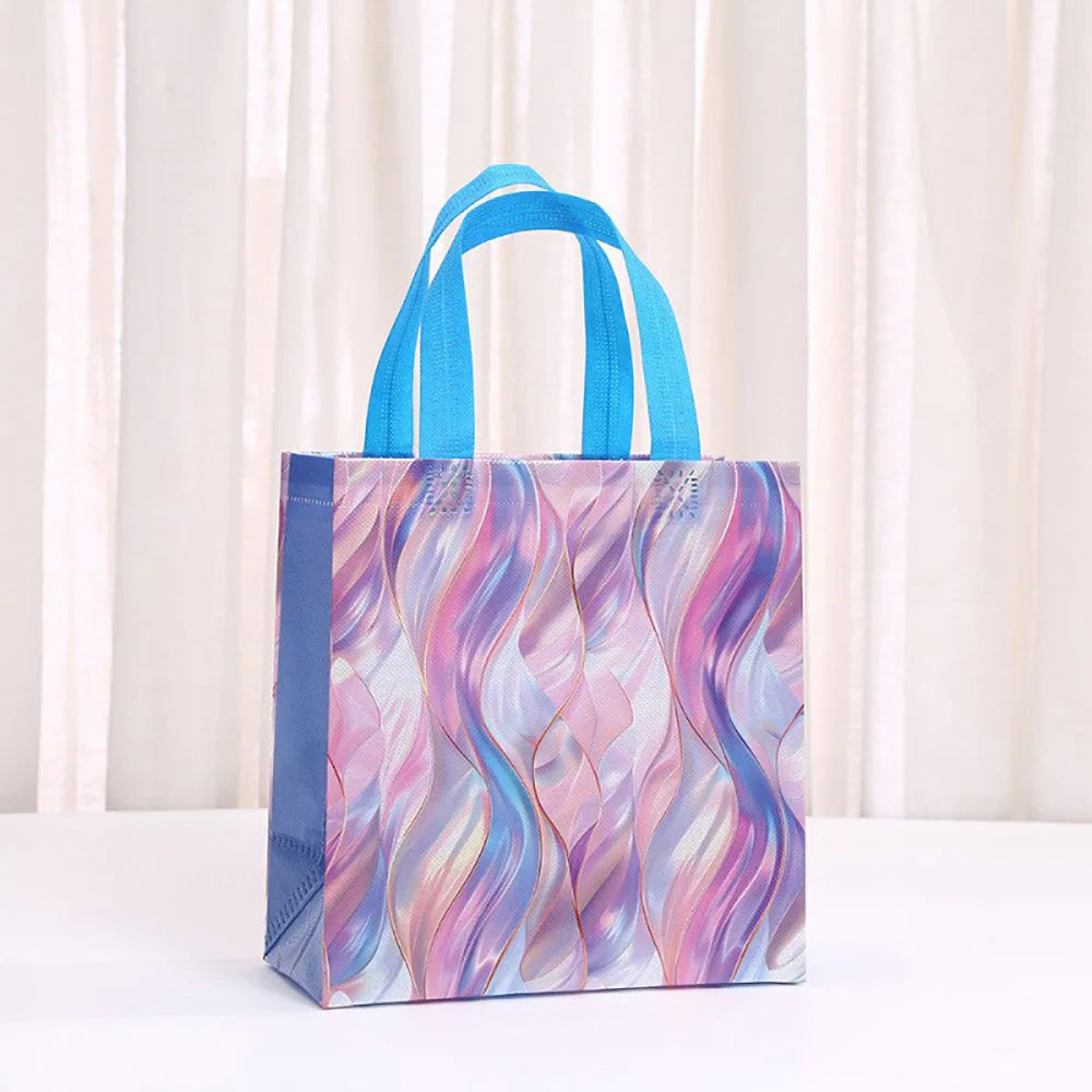 Merry Christmas Non-woven Tote Bag Kids Gift Fabric Packaging Large Handbag Waterproof Storage Reusable Pouch Oasis Select