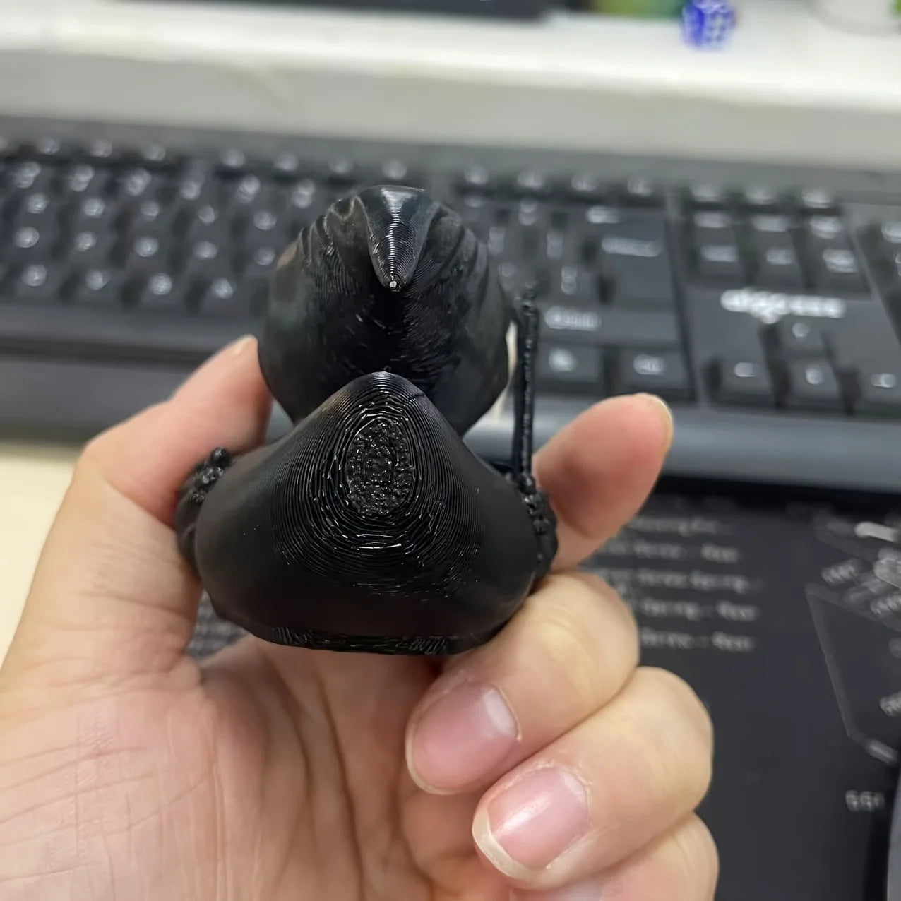 Grim Reaper Duck A 3D Printed Scary Death Duck Statue Suitable for Home Decoration Halloween Decoration for Haunted House Party Oasis Select