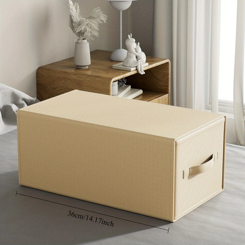 Wardrobe Organizer Drawer, Non-Waterproof, Multi-Purpose Storage Box for Clothes and Pants, Clothes Organizer Storage Oasis Select Beige Medium