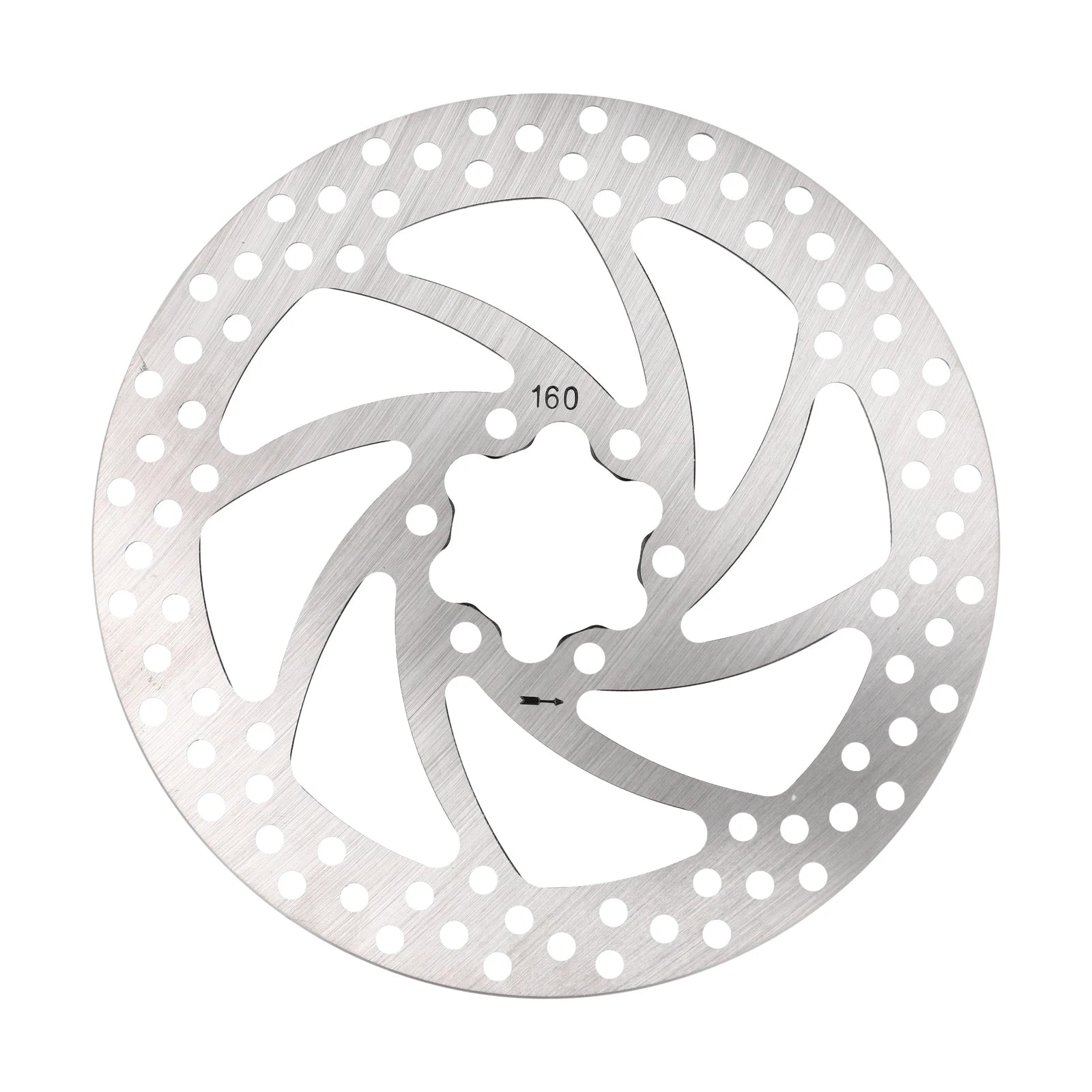 160MM Disc Disc Brake For Outdoor Cycling Carbon Steel Material High Hardness Lightweight Design Standard 6-Hole Oasis Select