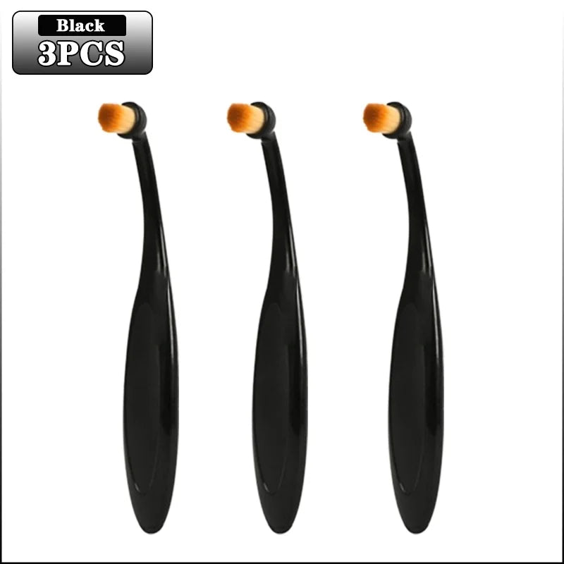 Pet Tear Stain Removal Brush Eye Cleaning Tear Stain Powder Brush Eye Poo Brush Makeup Brush Eye Cleaning Tool for Dog and Cat Oasis Select 3PCS