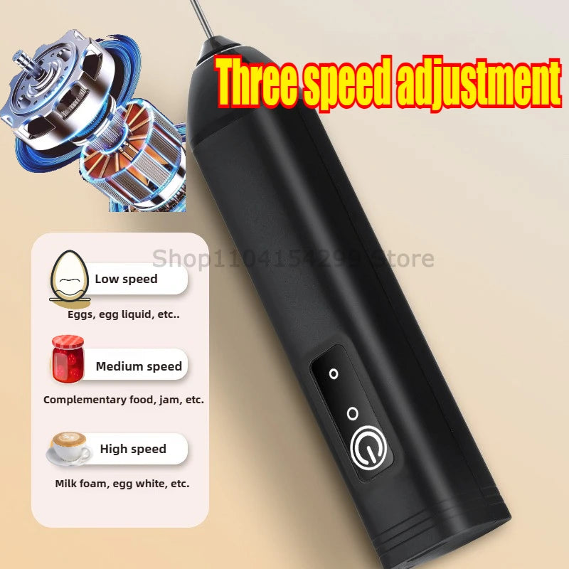 Electric Coffee Milk Frother Handheld Egg Beater Foamer Coffee Maker Electric Blender Mixer Mini Portable Blender Kitchen Tool Oasis Select