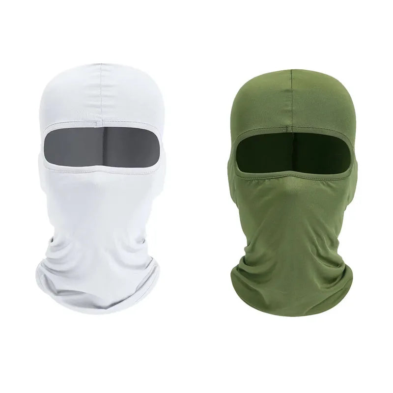 1/2pcs Men's Cycling Cap Balaclava Full Face Ski Mask Hood Hiking Camping Hunting Tactical Airsoft Cap Bike Hats Neck Gaiter Oasis Select 2pcs-mix 2