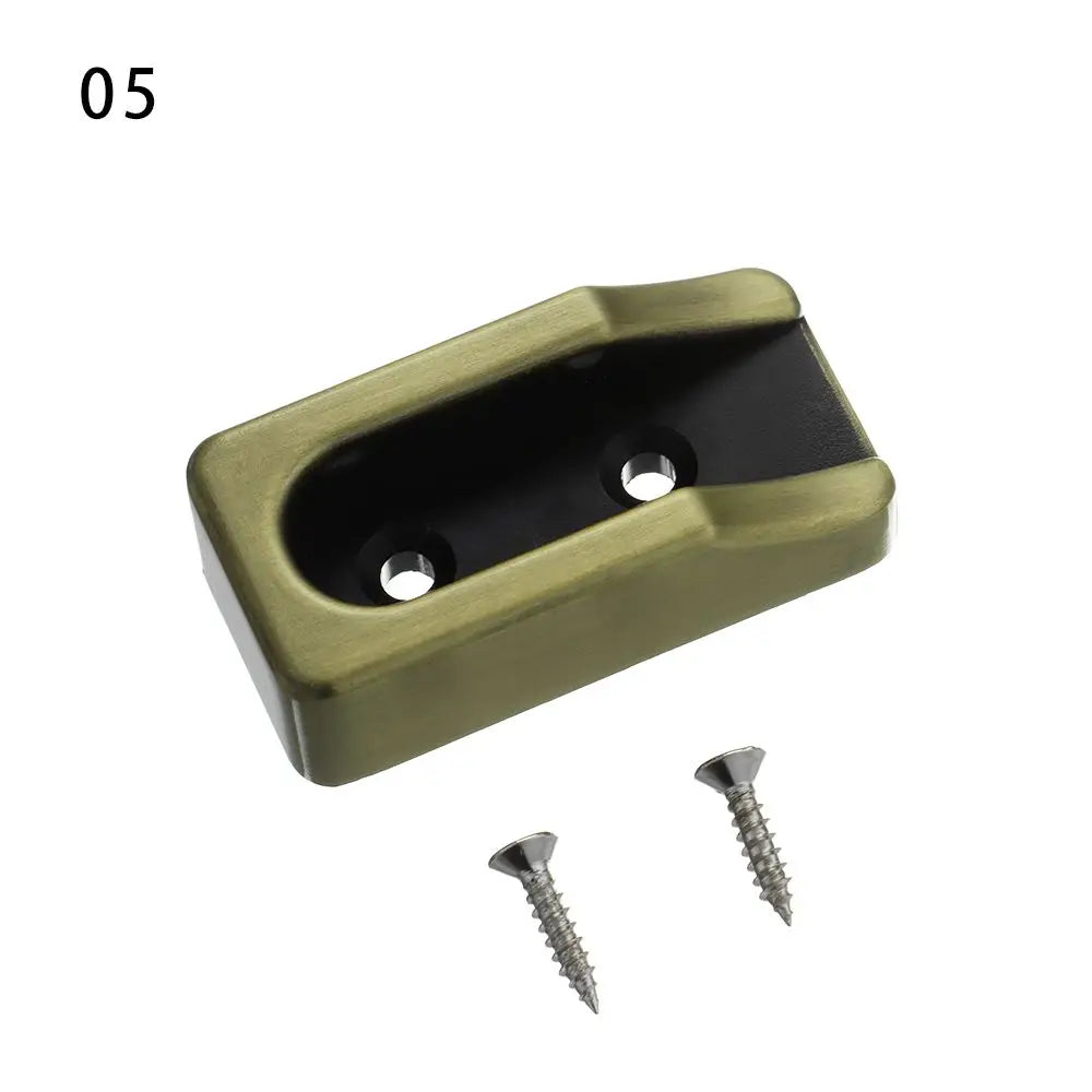 1PC Alloy Clothing Flange Closet Hang Support Tube Bracket Clothes Hanging Rod Holder Furniture Hardware Accessories Tool Oasis Select 5