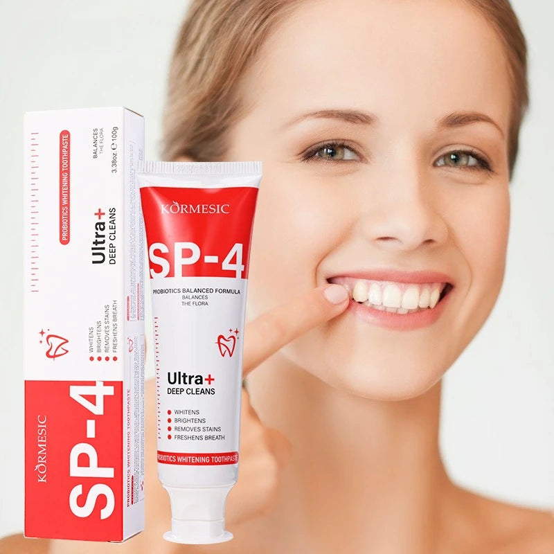 SP-4 Probiotic Brightening Toothpaste | Amino Acid Fresh Breath 100g