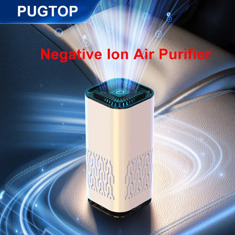 URGGU Mini HEPA Air Purifier – Car & Bedroom Negative Ion