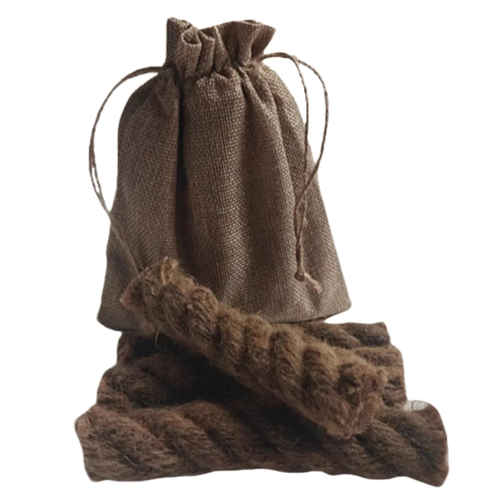 Wax-Infused Hemp Rope Fire Starters Kit – 4pc Weatherproof