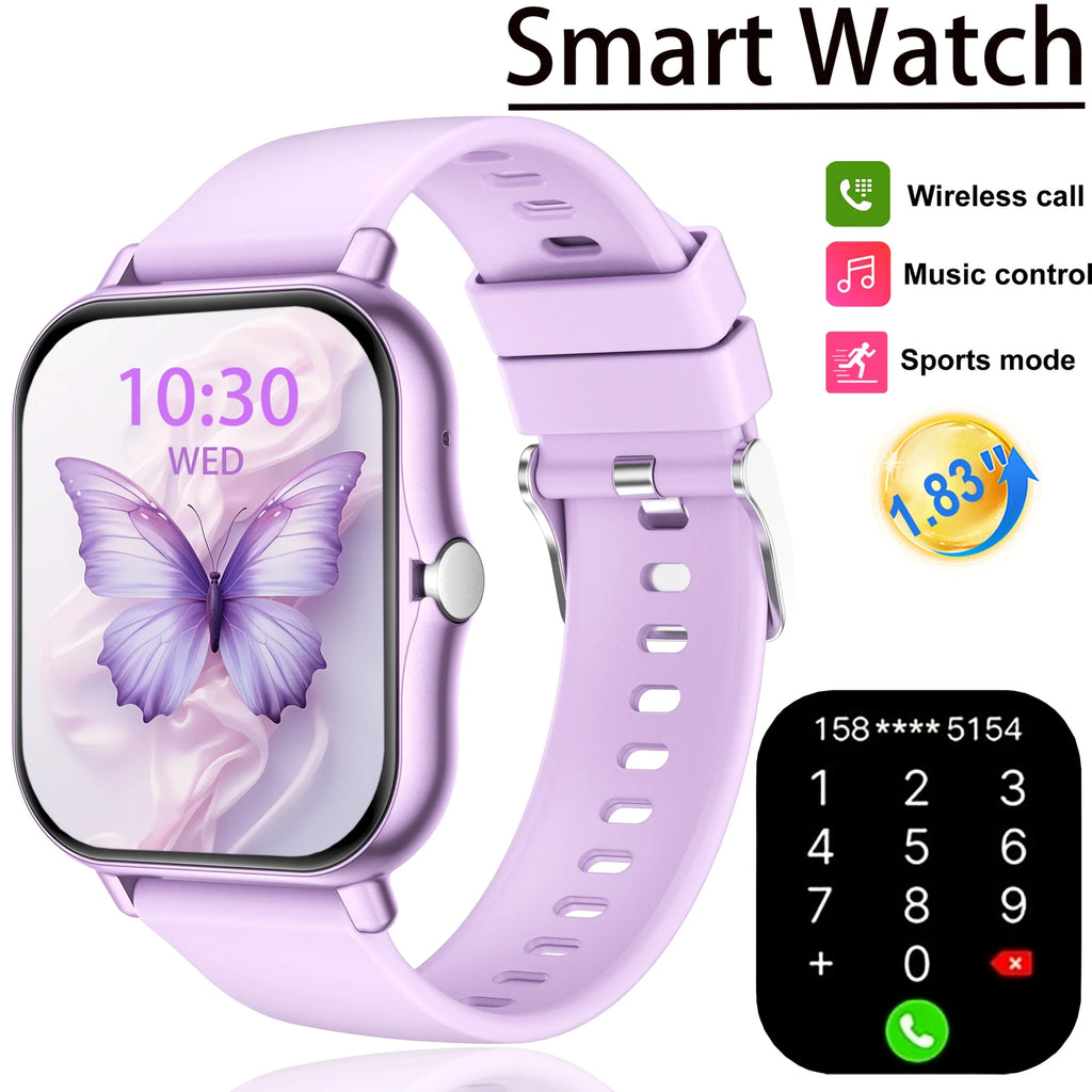 ERUN 1.83" Smartwatch – Bluetooth Calling, Fitness & Sleep Track