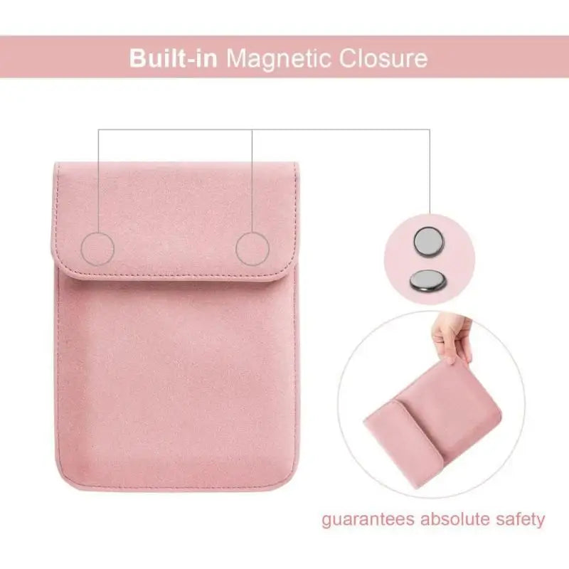 Matte Frosted Carrying Sleeve With Magnetic Closure Soft Lining For Travel Commute Daily Reading Oasis Select