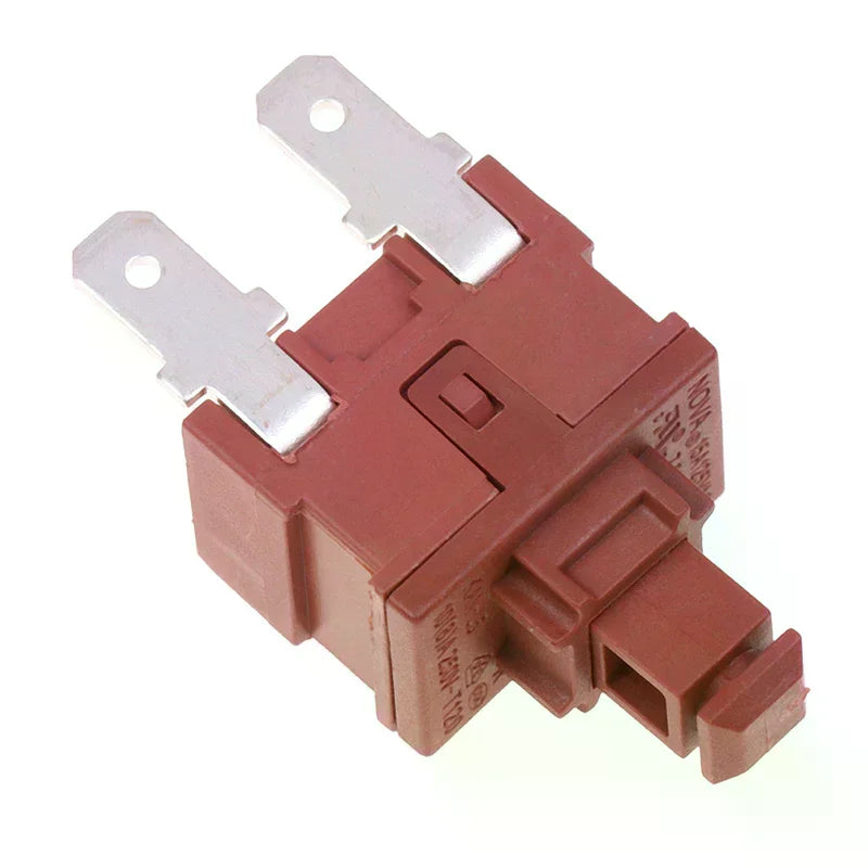 1PC KAN-L5 2Pin self-lock key switch water heater vacuum cleaner switch 7.5A 250VAC button power switch lock switch Oasis Select