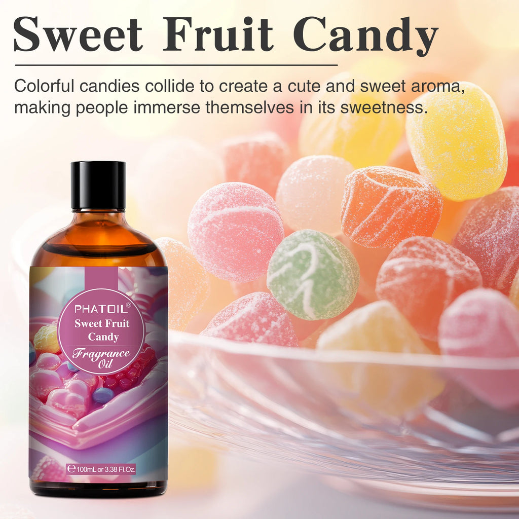 PHATOIL 100ml Fragrance Oil with Dropper | 15 Scents for DIY