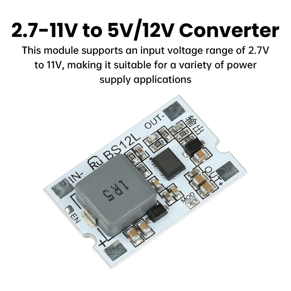 DC 2.7-11V To 5V /12V Converter 10A Boost Module Buck Regulator Step Up Board Power Supply Oasis Select