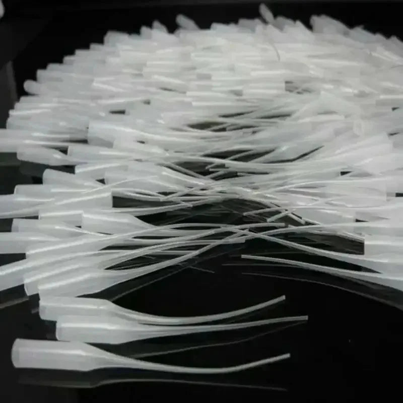 50/150/300pcs Glue Micro-Tips Plastic Glue Bottle Tips Glue Extender Precision Applicator Dropping Tube Nozzle For Crafting Lab Oasis Select