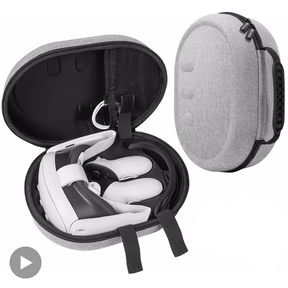 Hard Carrying Case for Meta Quest 3 VR Headset – EVA Shell